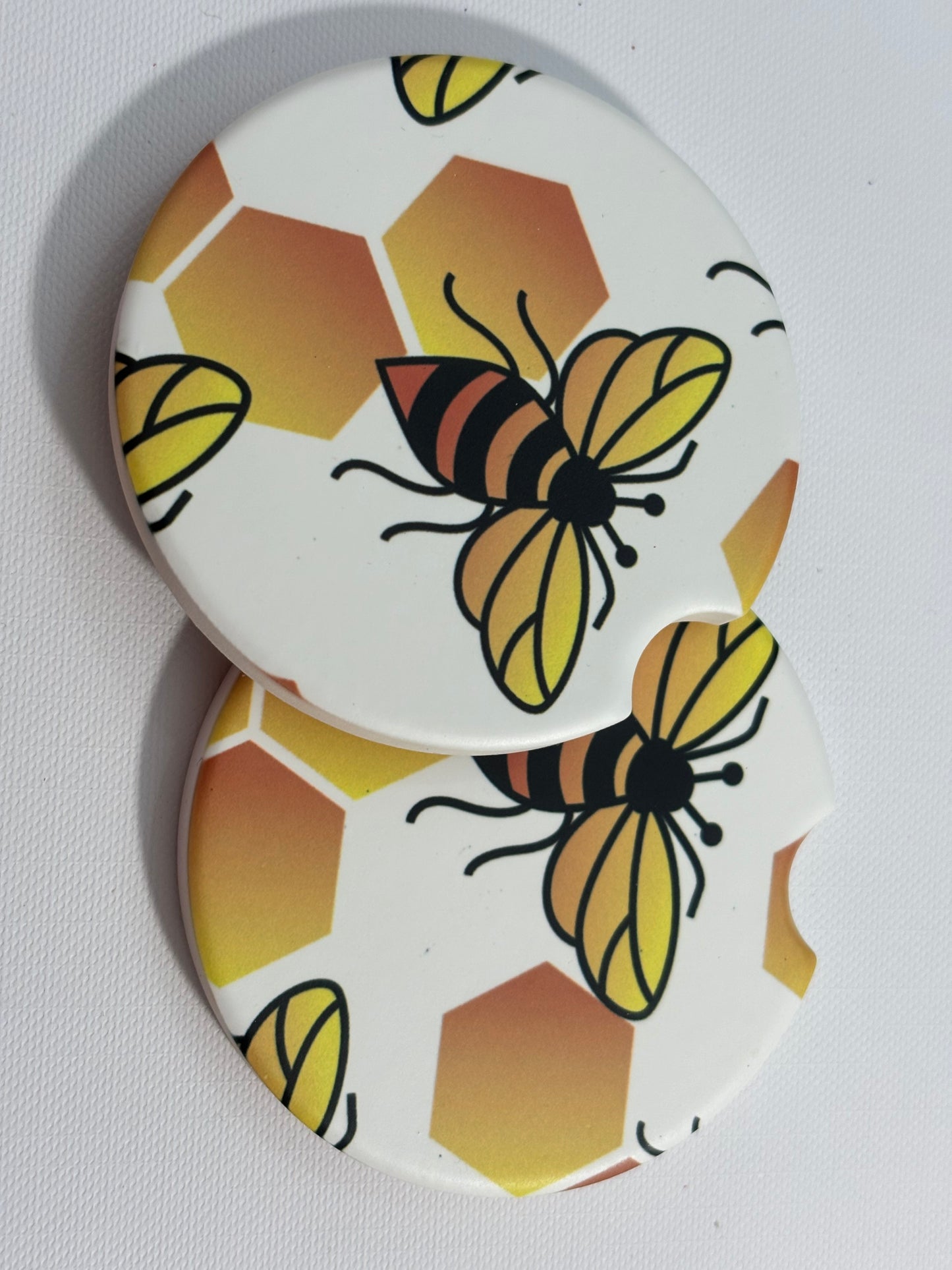 Bee Car Coasters